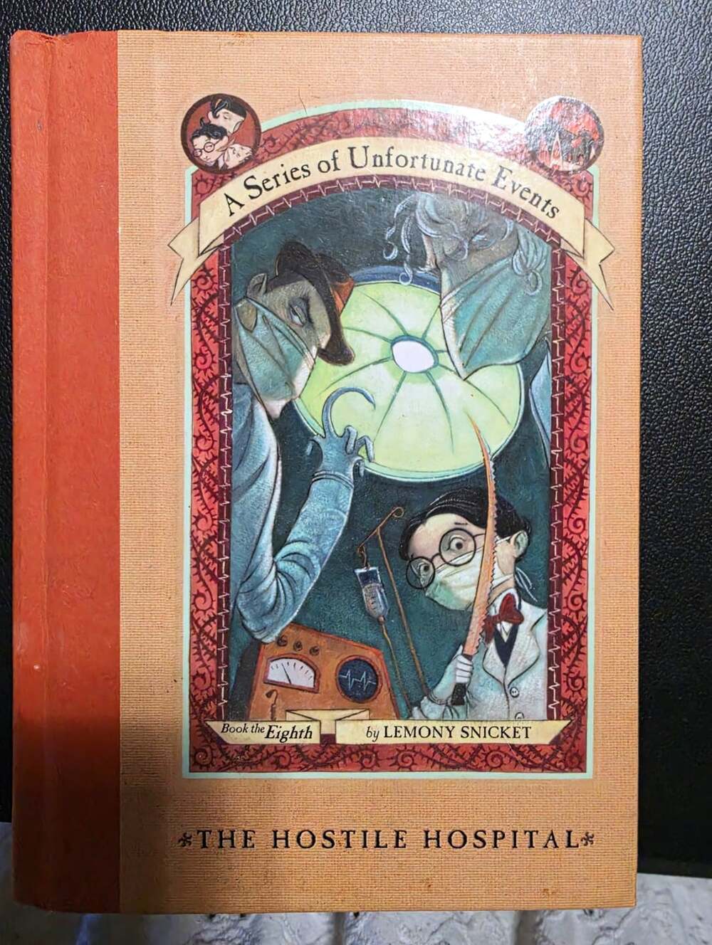 Lemony Snicket - Unfortunate Events #8 Hostile Hospital HC Illus